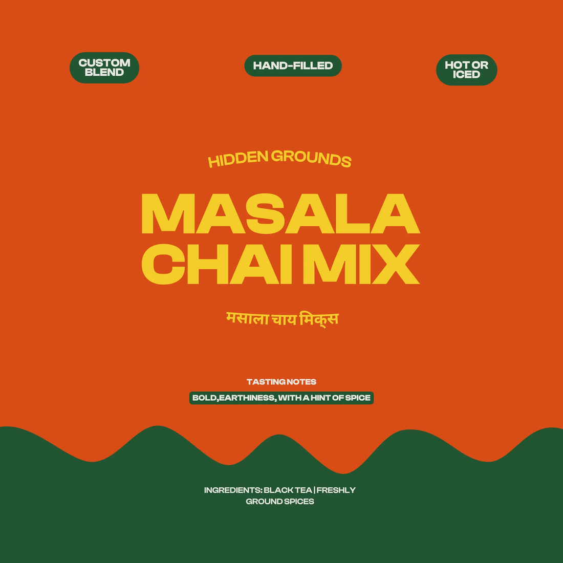 Masala Chai Mix Hidden Grounds Coffee