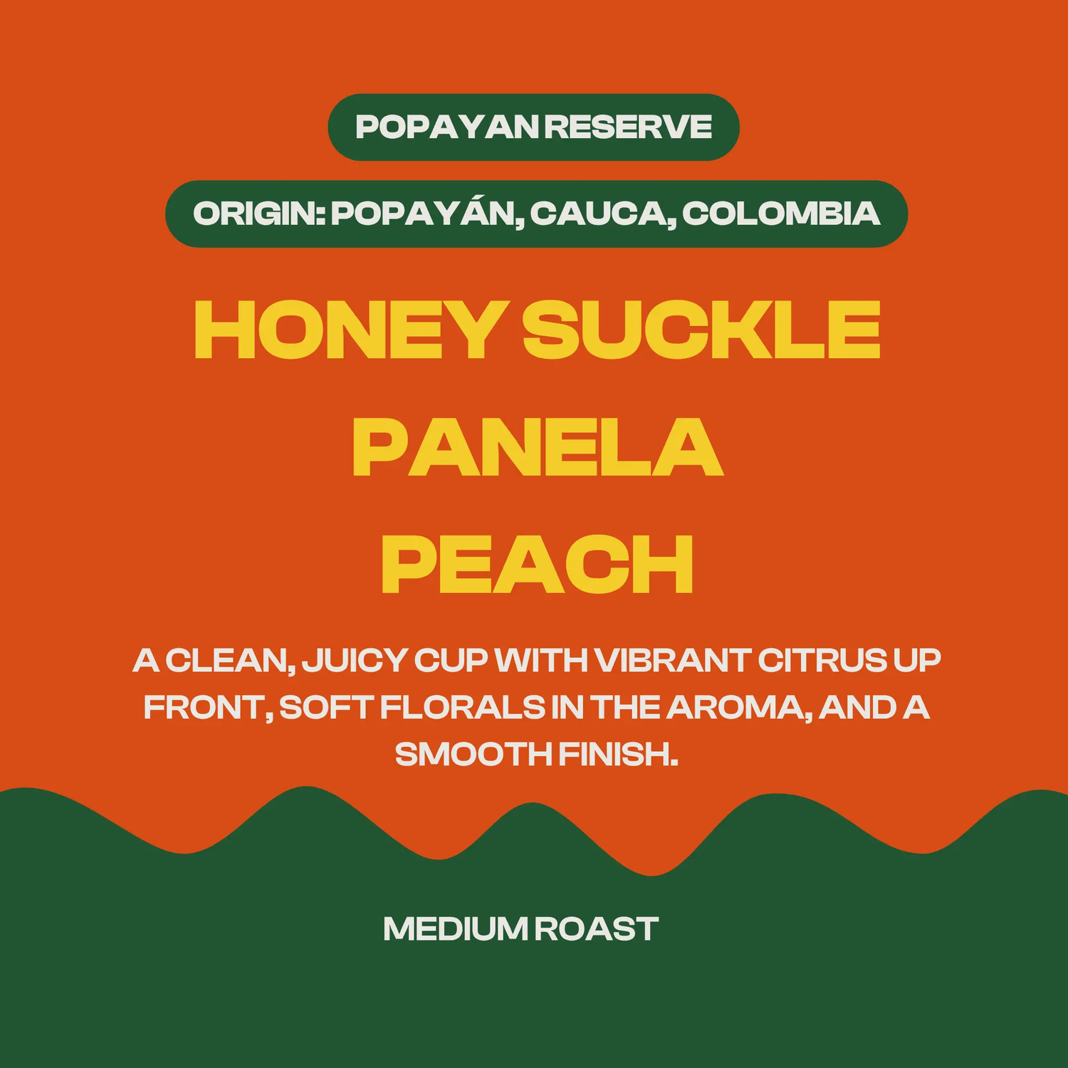 Colombia Popayán Reserve Hidden Grounds Coffee