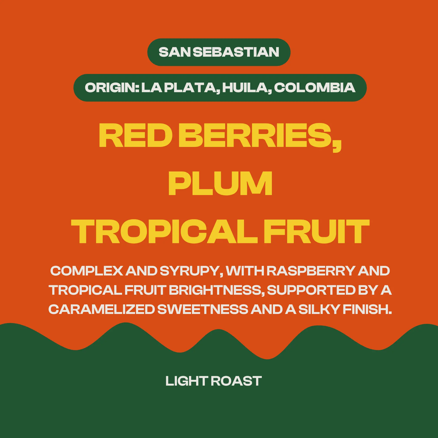 Colombia San Sebastián Hidden Grounds Coffee