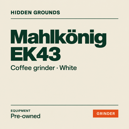 Mahlkönig EK43 Coffee Grinder - White — Hidden Grounds product artwork