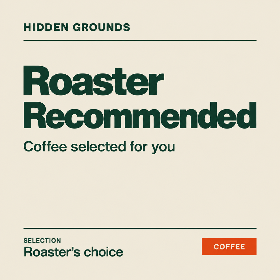 Roaster Recommended — Hidden Grounds product artwork