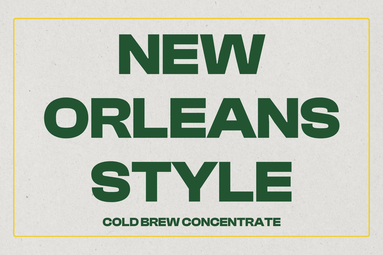 New Orleans Style Cold Brew - Hidden Grounds Coffee