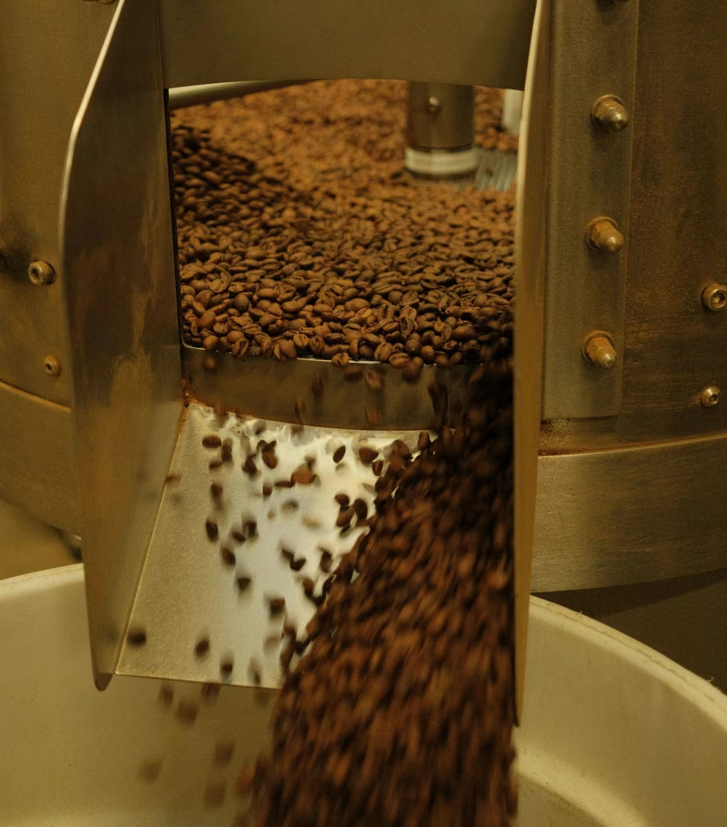 Coffee roasting at Hidden Grounds