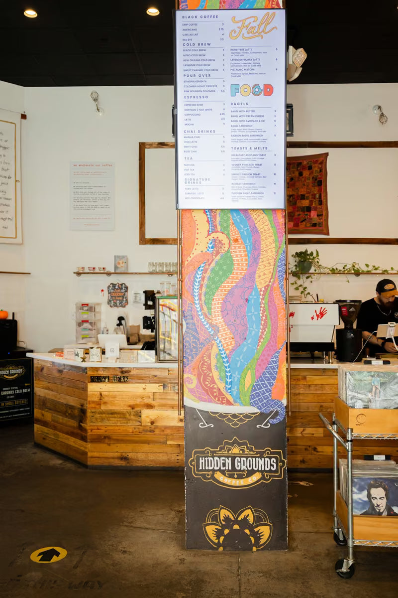 Inside a Hidden Grounds café