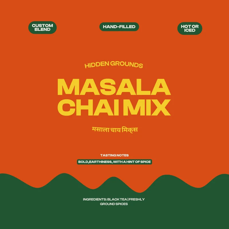 Hidden Grounds Masala Chai Mix product artwork
